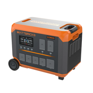 WATTBRICKS  WF3600 | 3072Wh + Placa solar de 400 Watts.