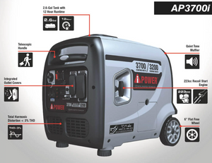 A-iPower AP3700i | Inverter | 3700 Watts (BLACK FRIDAY)