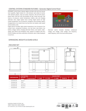 HSY-10 Diesel Hipower_Yanmar_Control Systems