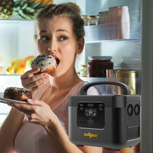 SunBeat GO UPS 1200W 1050Wh(Enow) + Placa de 100w (Perfecto para apartamentos o condominios)