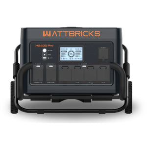 WATTBRICKS H2500PRO | 2048Wh + Placa Solar de 200W