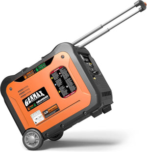 GENMAX 6,000W Super silencioso Dual (Gasolina, gas GLP)