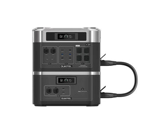 OUKITEL COMBO BP2000 + B2000 | 2048Wh / 2200W + Expansión B2000 de 2,048Wh + Placa solar de 200w.