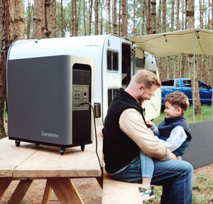 COMBO Gendome Home 3000 | 3,072 Wh / 3,000 W + Placa portátil de 200 Watts + Transfer Manual (Sub Panel) + Instalación*)