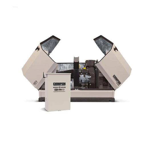 14Kw Champion Power | Generador Electrica de Gas Propano + Tranfer Switch Automático.