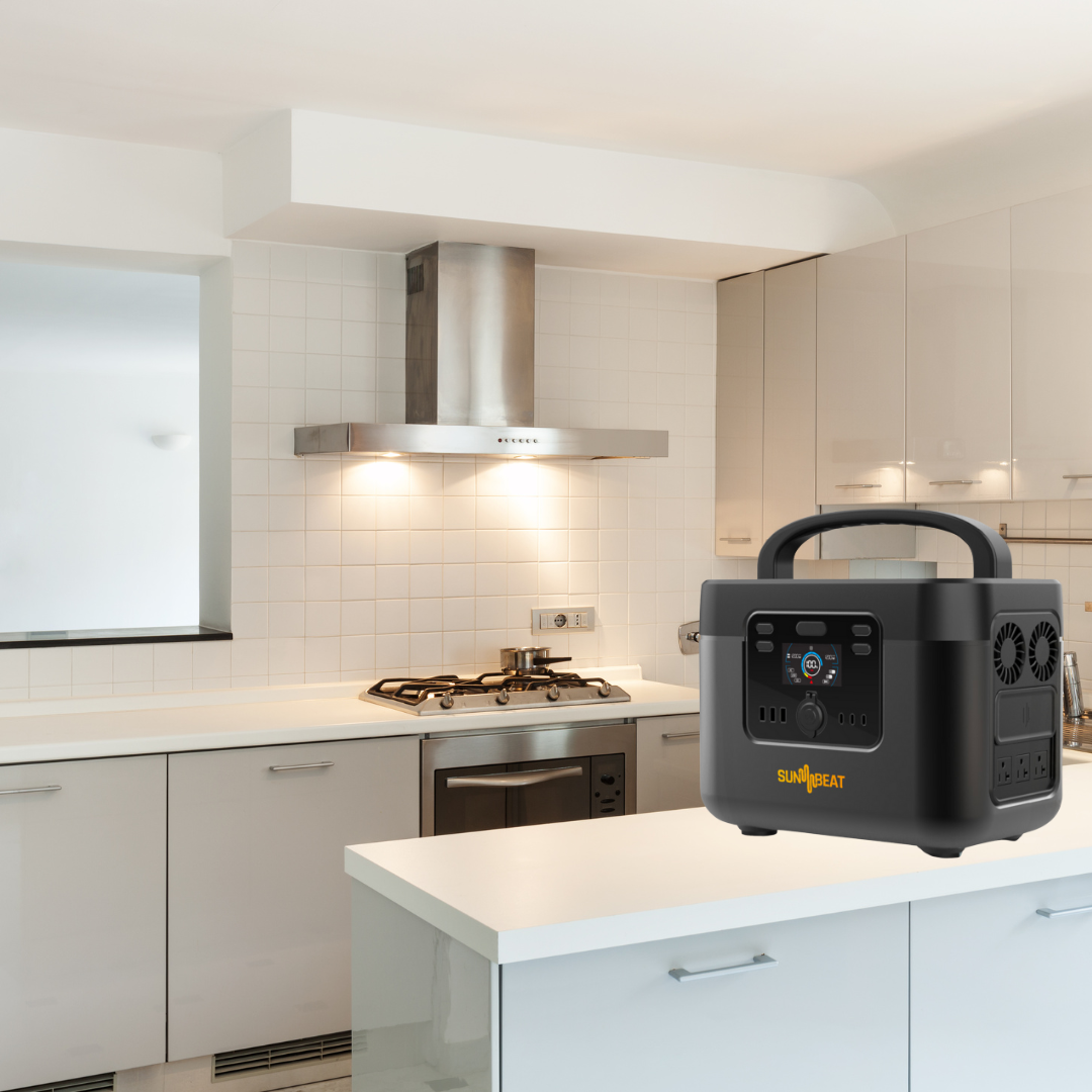 SunBeat GO UPS 1200W 1050Wh(Enow) + Placa de 100w (Perfecto para apartamentos o condominios)