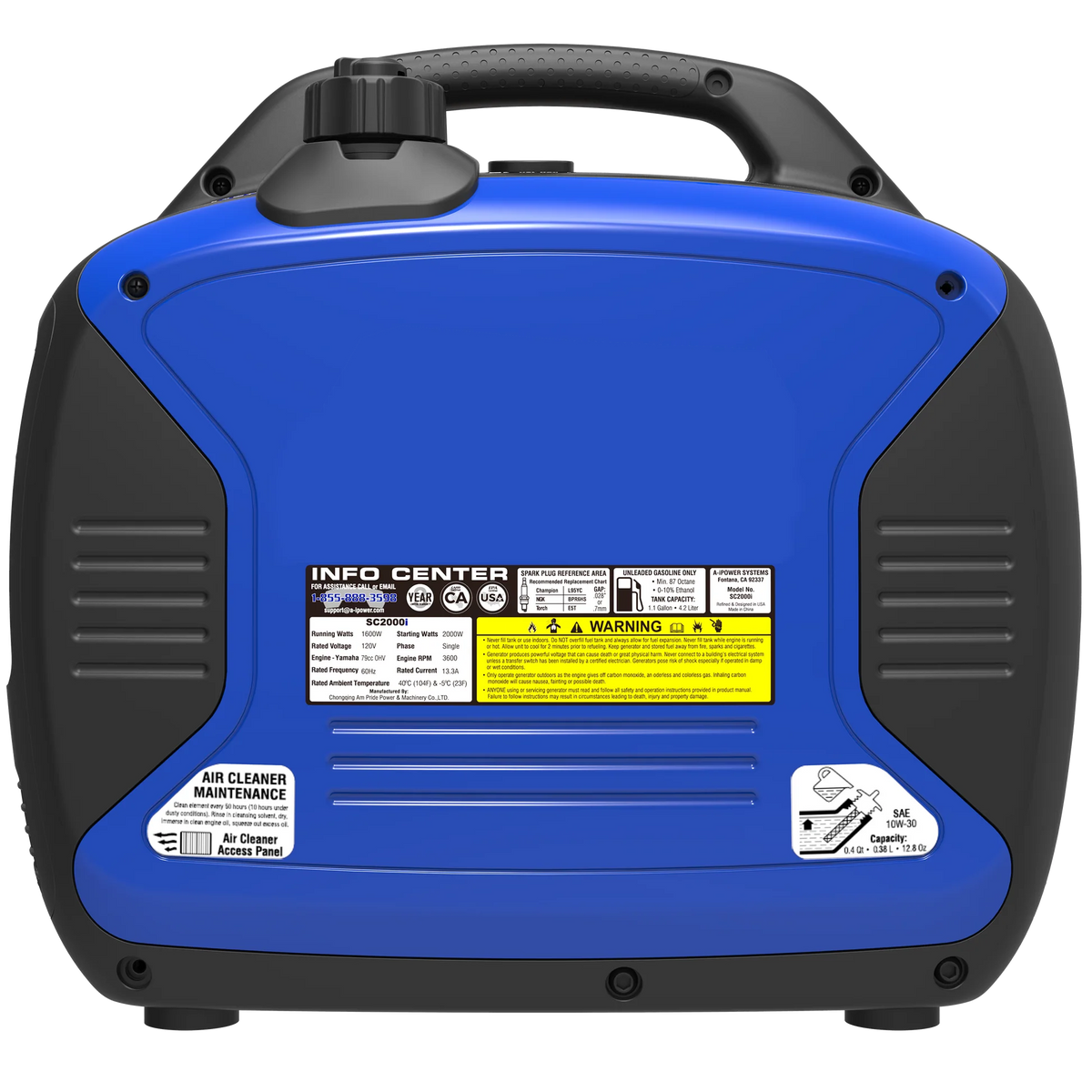 Generador Inverter A-iPower SC2000iV Yamaha 2000W