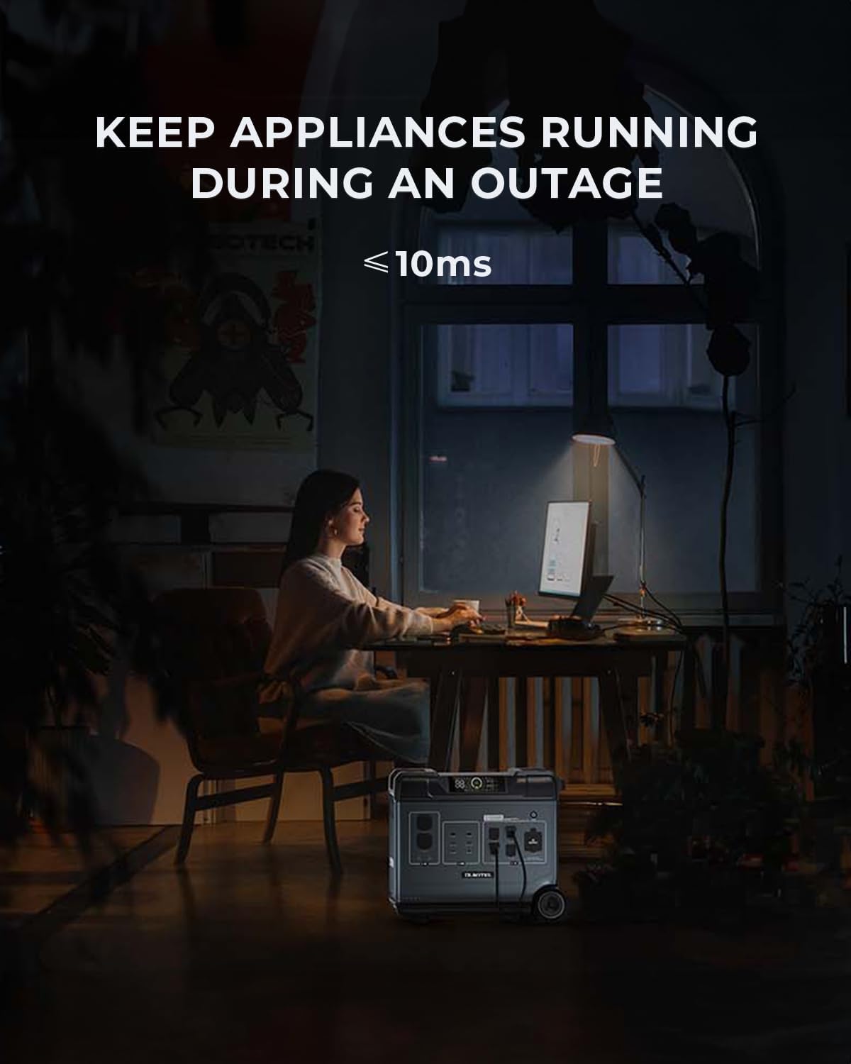 OUKITEL P5000 PRO | 5120Wh / 3600W + Placa Solar 400W.