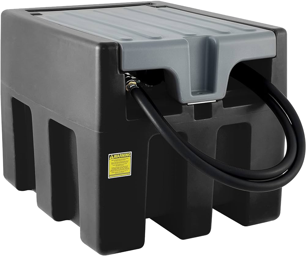 125 Galones | Tanque de combustible diésel con bomba de transferencia eléctrica de 12 V.
