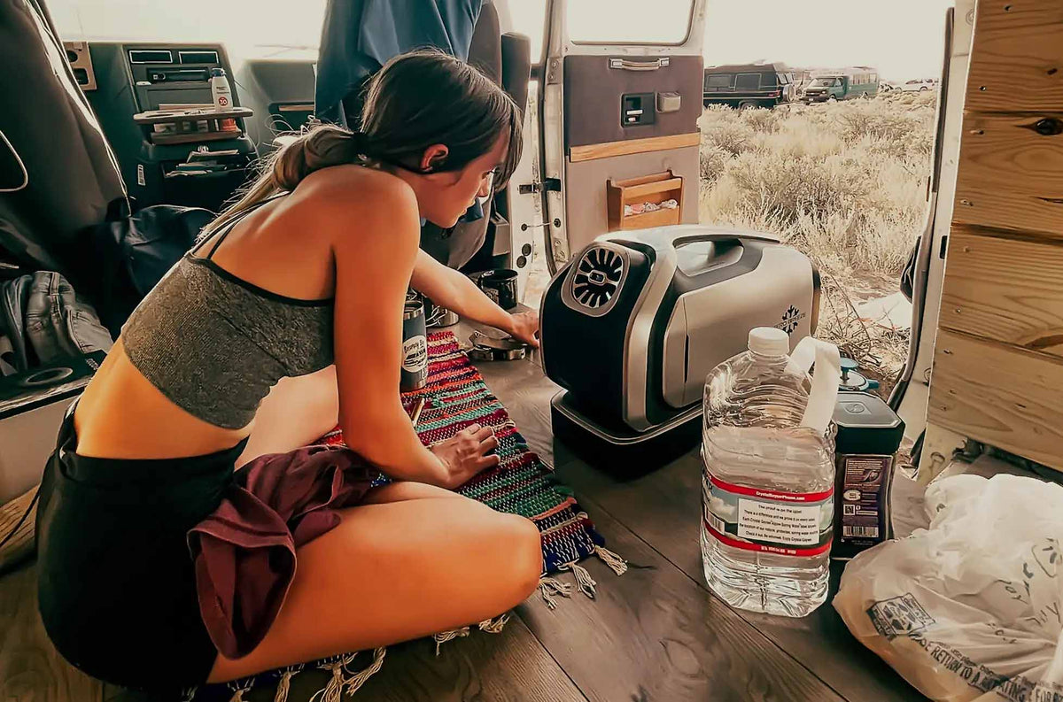 Aire Acondicionado Portátil ZERO BREEZE Mark 2 + Batería.