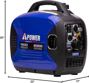 A-iPower SC2000i Generador 𝐈𝐧𝐯𝐞𝐫𝐭𝐞𝐫 con motor 𝐘𝐀𝐌𝐀𝐇𝐀 | SUPER SILENCIOSA