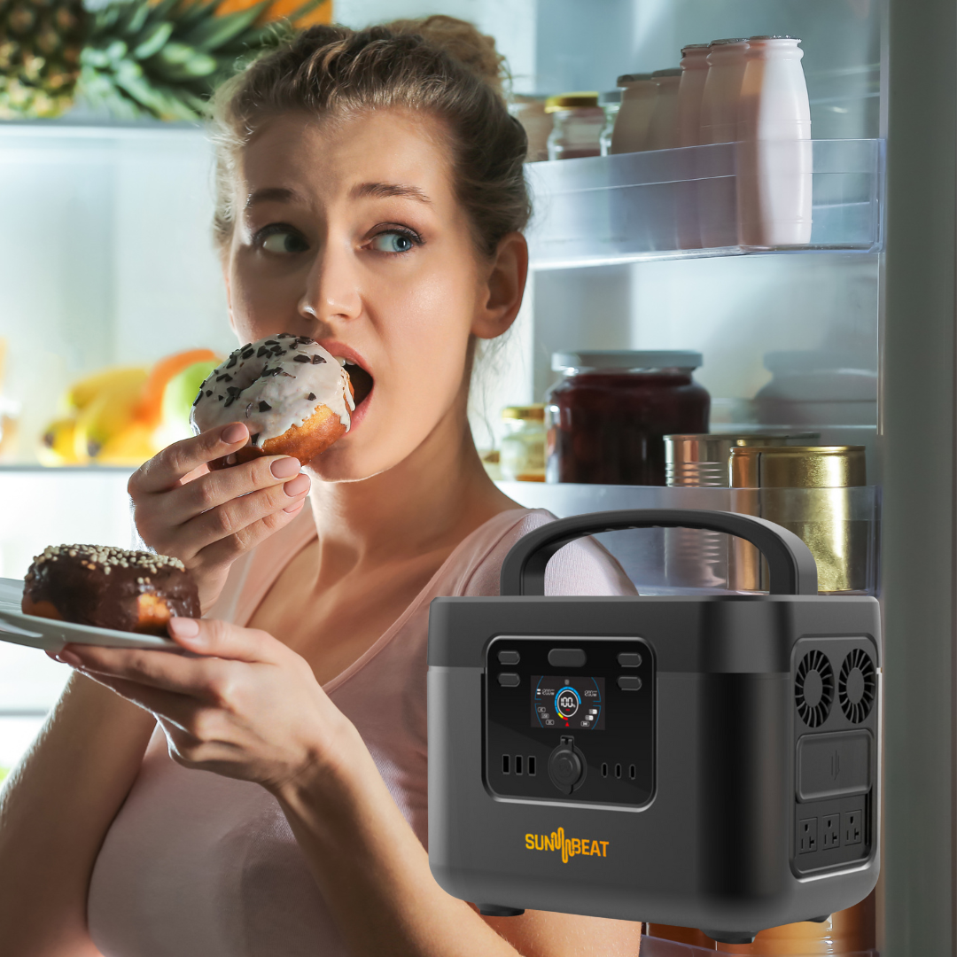 SunBeat GO UPS 1200W 1050Wh(Enow) + Placa de 100w (Perfecto para apartamentos o condominios)