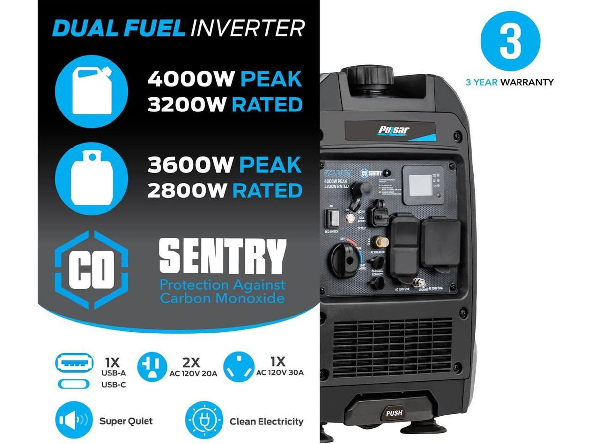 PULSAR GX400BN | Inverter | 4000 Watts | YOYO
