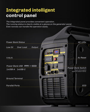 Atlantec AT2300i | Generador Inverter de 2300 Watts de pico / 1,800W funcionamiento