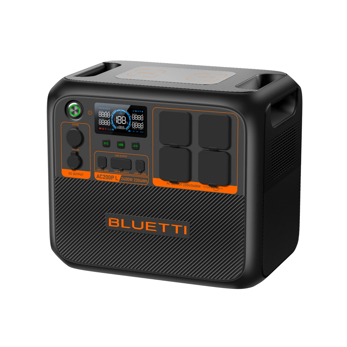 BLUETTI AC200PL | 2304Wh / 2400W + Placa Solar de 200 Watts | Expandable Power Station