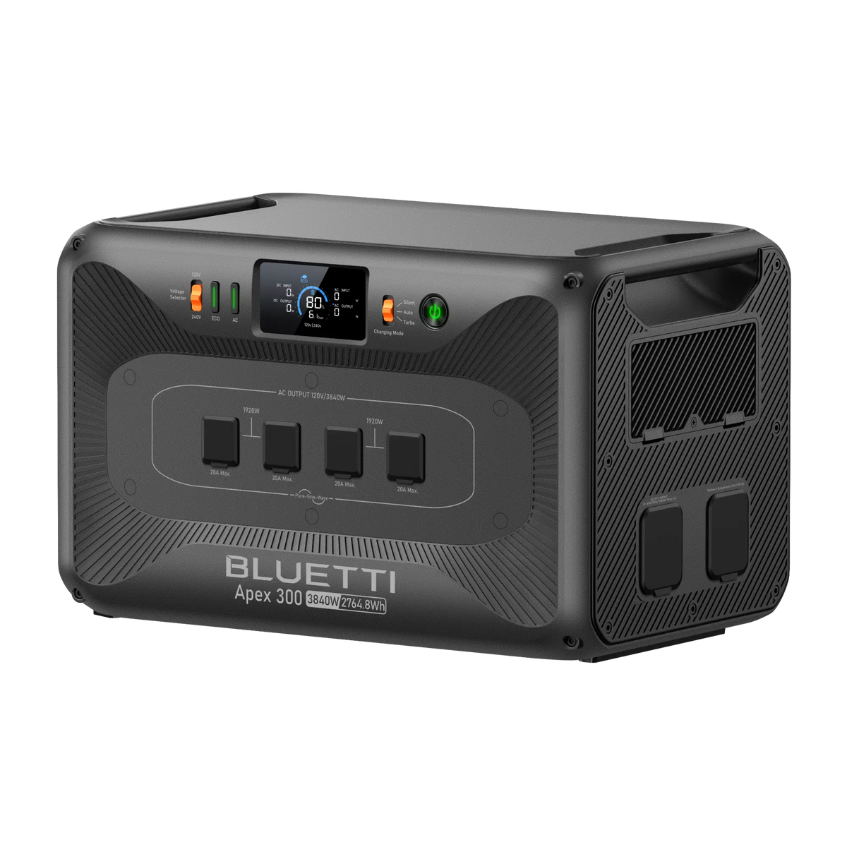 Batería portátil BLUETTI Apex 300 de 3840W y 2764.8Wh disponible en Tu Planta PR