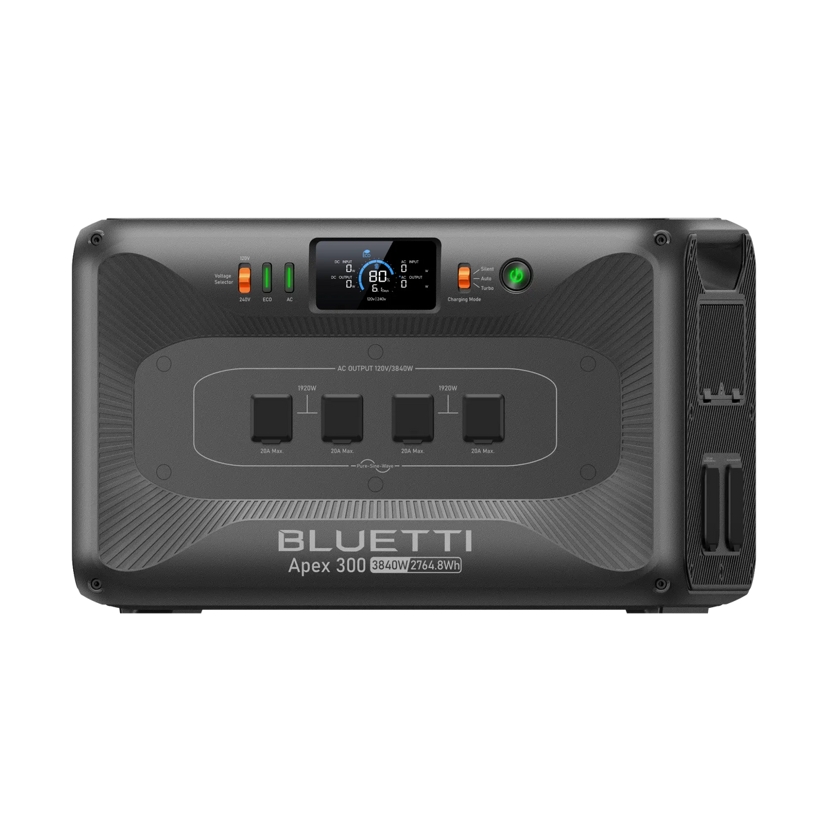 Batería portátil BLUETTI Apex 300 de 3840W y 2764.8Wh disponible en Tu Planta PR