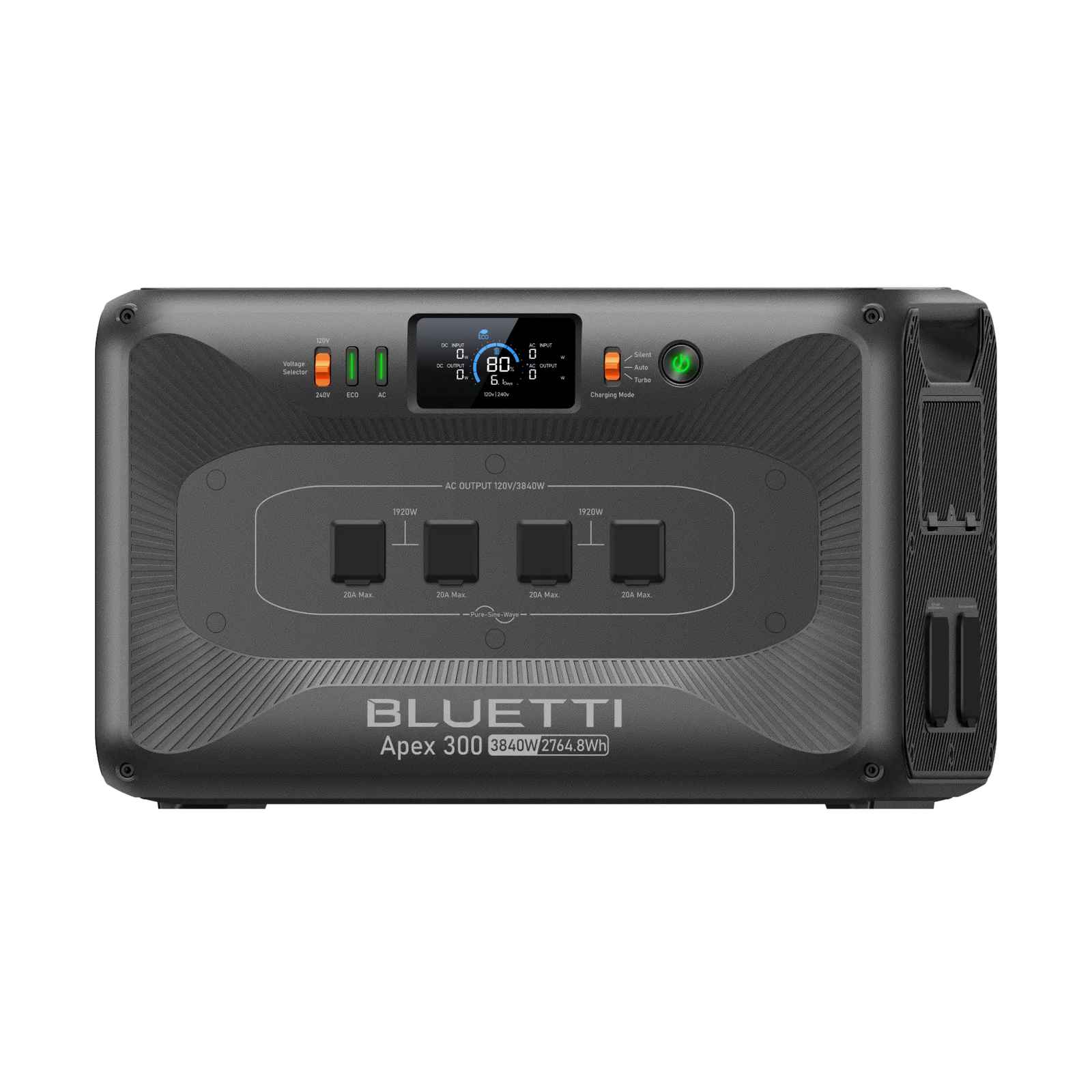Batería portátil BLUETTI Apex 300 de 3840W y 2764.8Wh disponible en Tu Planta PR