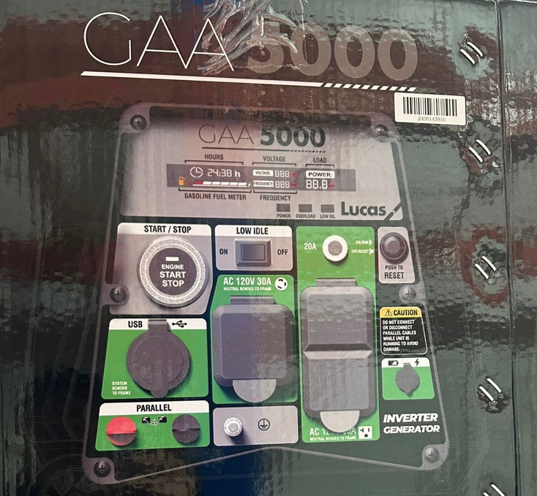 LUCAS "Black Edition" | INVERTER | 5,000 Watts (Black Friday)