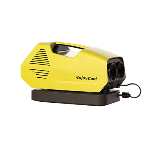 Enjoy Cool Power by Panasonic | Aire acondicionado portátil más ligero del mercado. 24 V, 220 W | No Incluye batería ni placa solar.