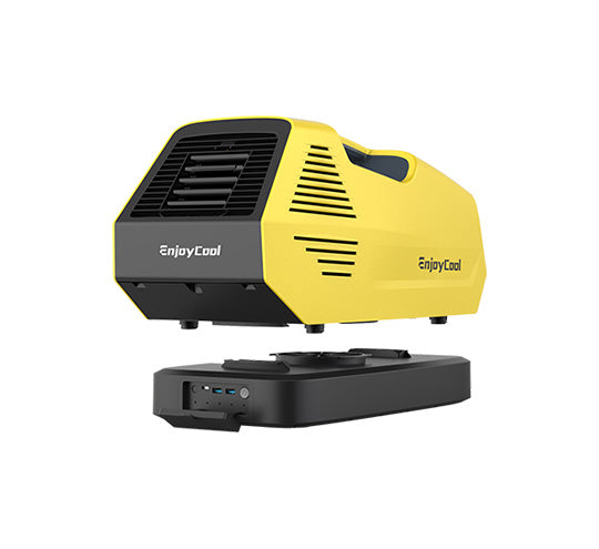 Enjoy Cool Power by Panasonic | Aire acondicionado portátil más ligero del mercado. 24 V, 220 W | No Incluye batería ni placa solar.