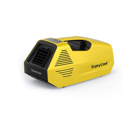 Enjoy Cool Power by Panasonic | Aire acondicionado portátil más ligero del mercado. 24 V, 220 W | No Incluye batería ni placa solar.