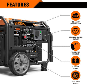 Generador Inverter GENMAX 6000W Dual Fuel