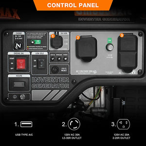Generador Inverter GENMAX 6000W Dual Fuel
