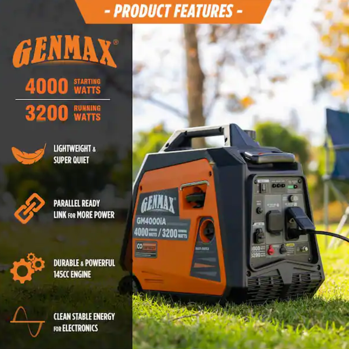 GENMAX GM4000iA FEATURES