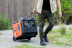 GENMAX 6,000W Super silencioso Dual (Gasolina, gas GLP)