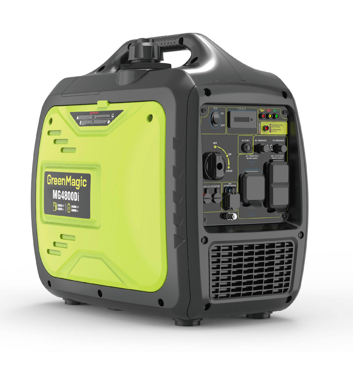 Planta Electrica GreenMagic MG4800Di (Dual Fuel Generator) Inverter
