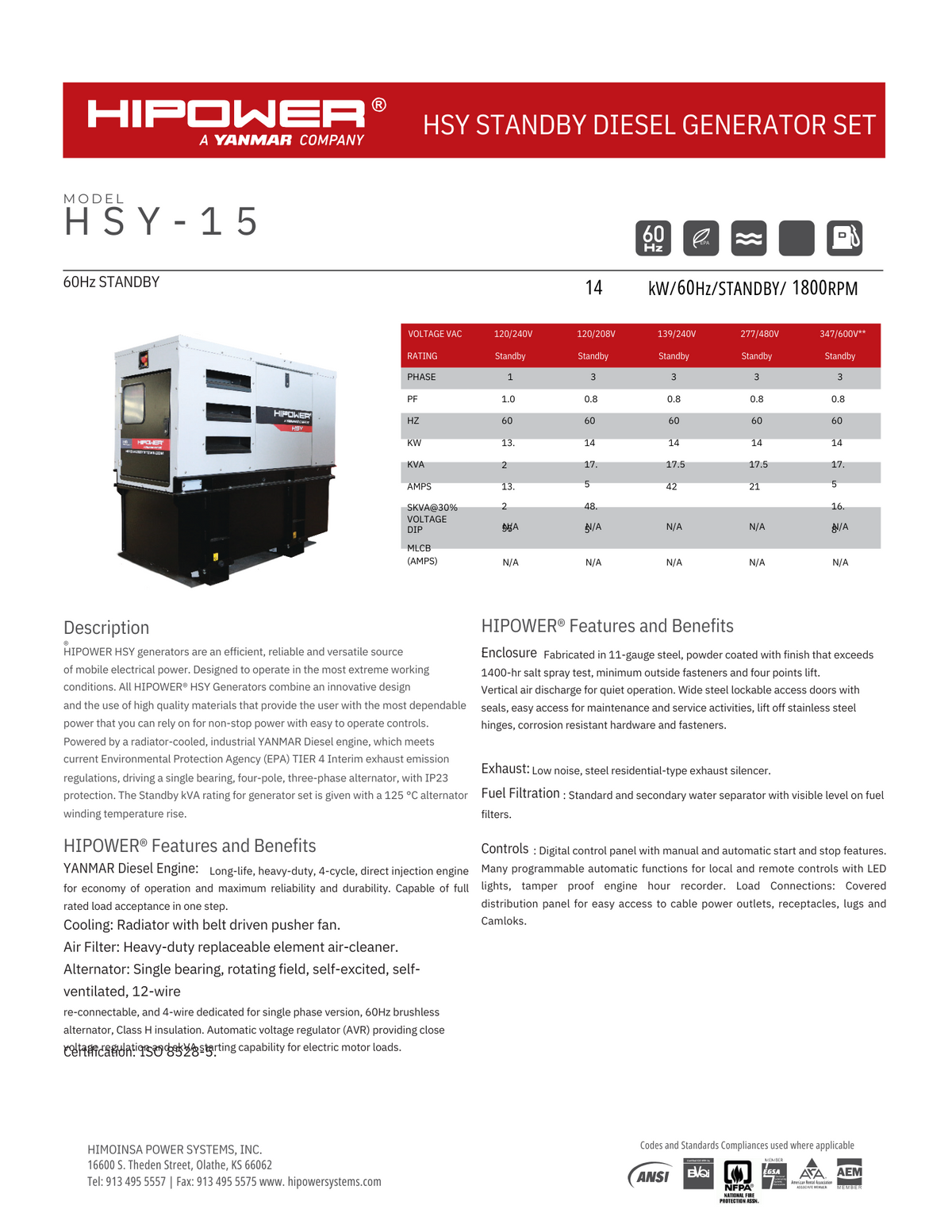 HSY-15_Diesel_15KW