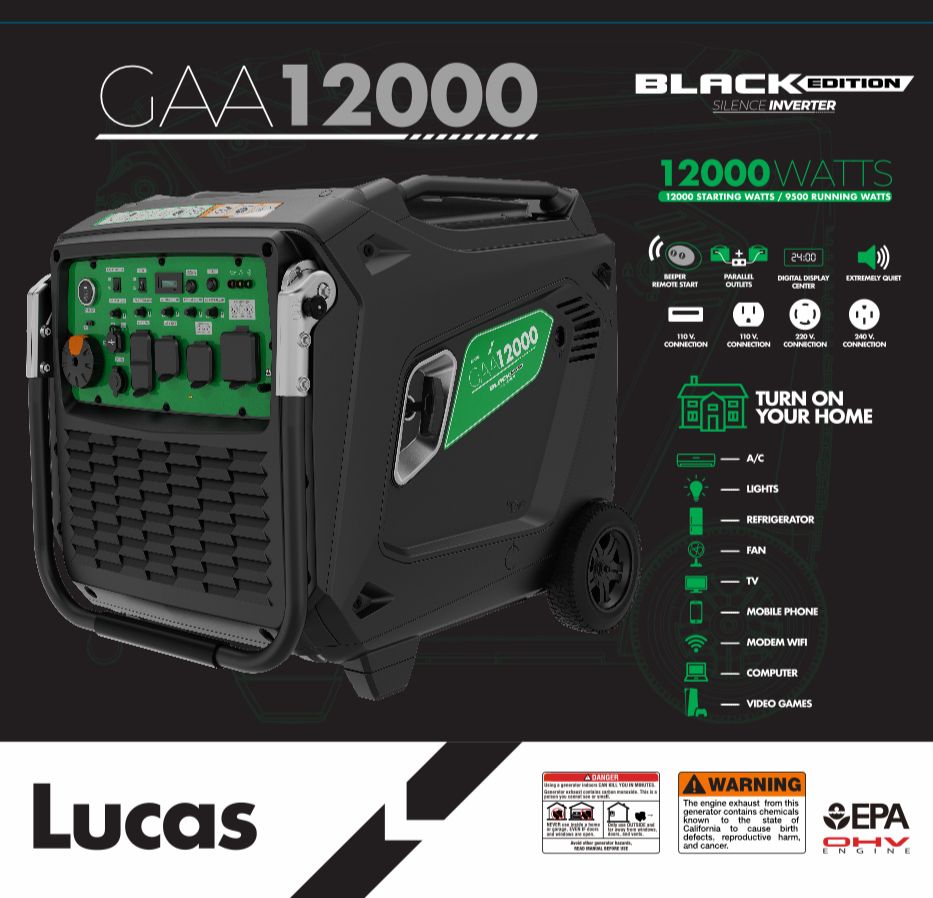 Lucas_12,000_Watts_240v