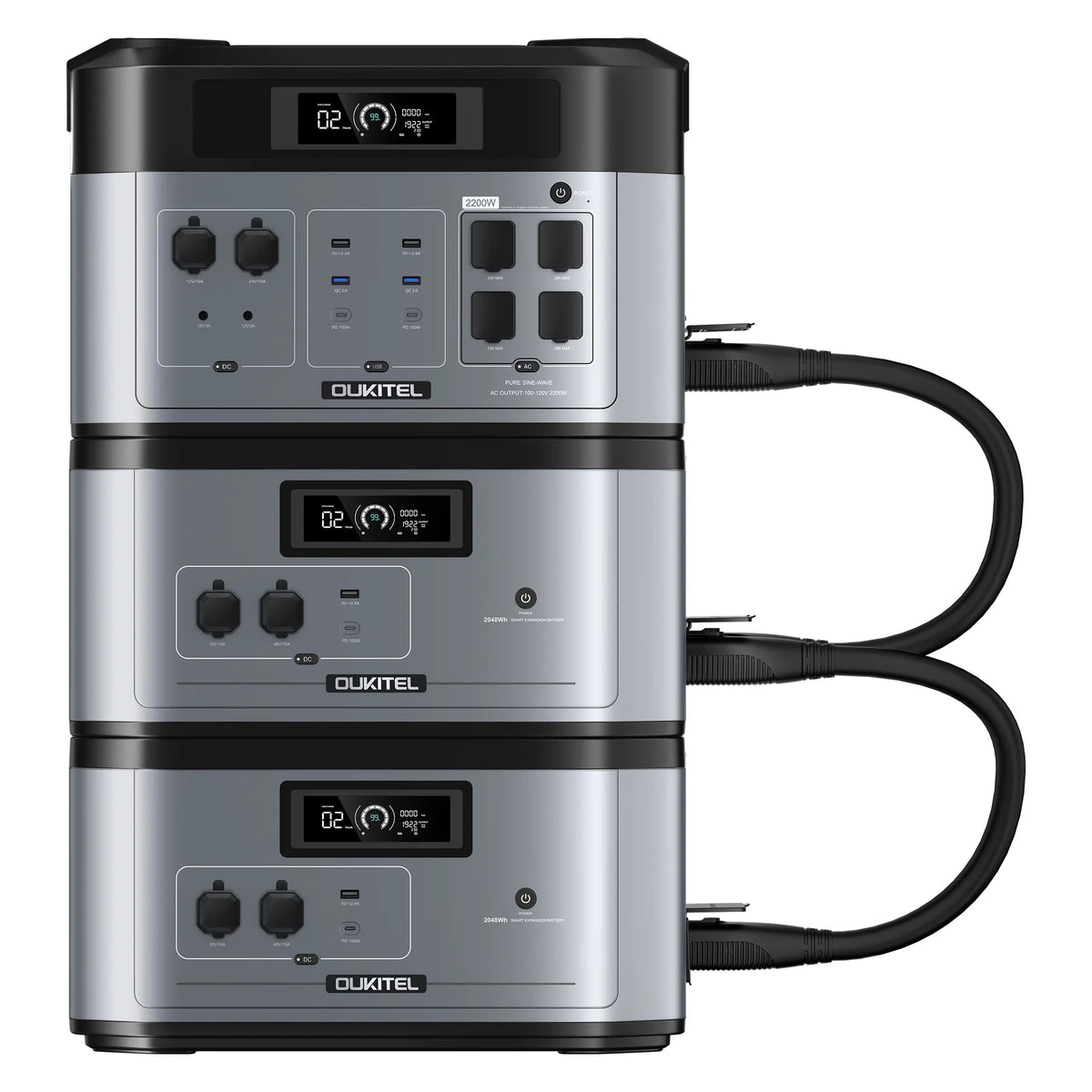 OUKITEL B2000 batería expandible | 2,048Watts Horas.