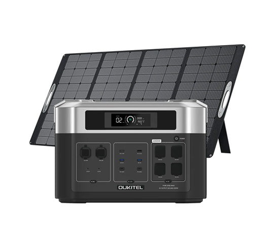 Oukitel BP2000 Solar Generator | 2048Wh/2200W (Perfecto para apartamentos o condominios)