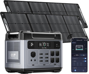Oukitel P2001 PLUS | 2048 Wh / 2400W (pico 5000 W) + Placa Solar 200W