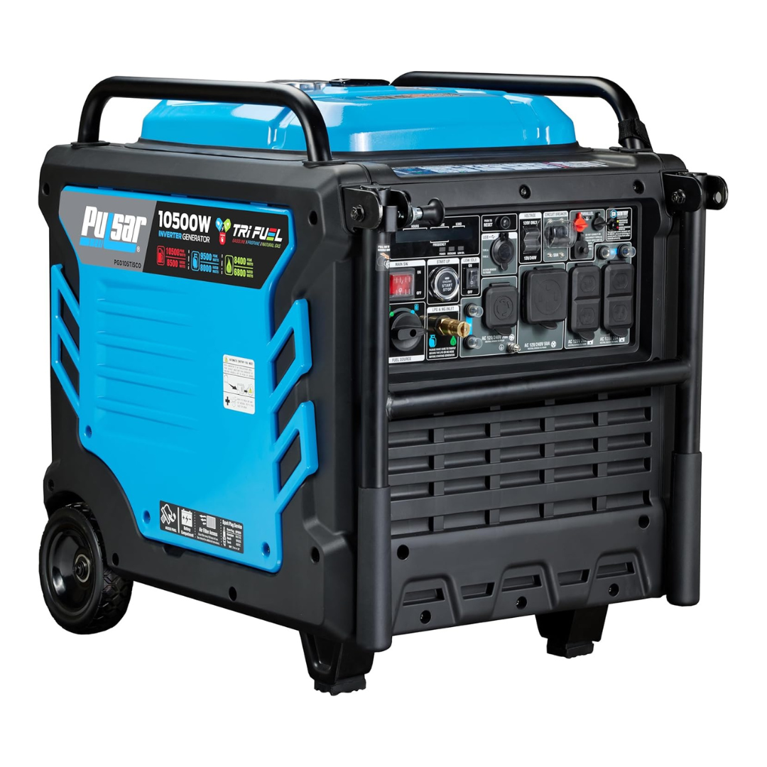 Pulsar PGD105TiSCO | Trifuel "Inverter" 10,500w/8,500W prende por botón y "Beeper"
