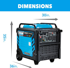 Pulsar PGD105TiSCO | Trifuel "Inverter" 10,500w/8,500W prende por botón y "Beeper"