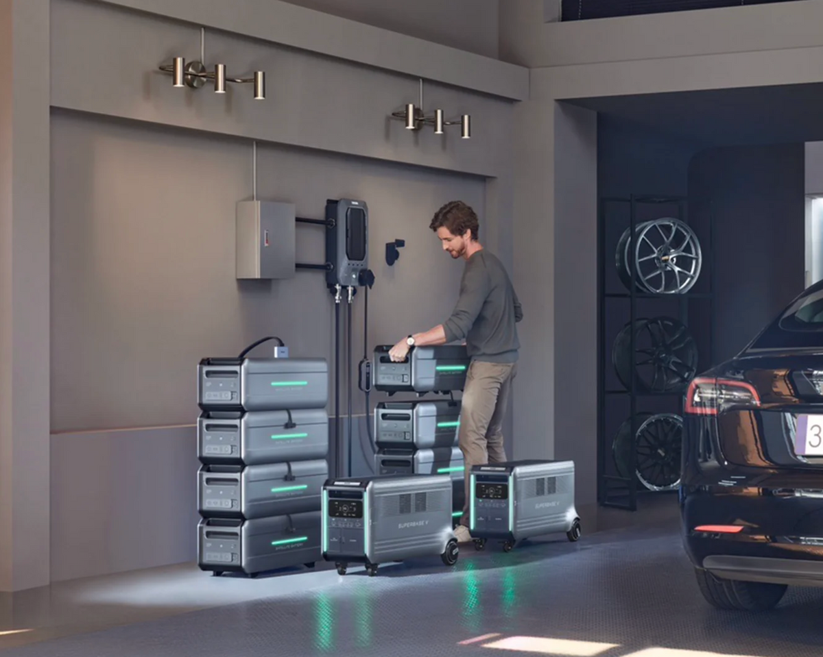 Batería Zendure SuperBase V 6.4KWh | 6438Wh + Placa Solar 400W.