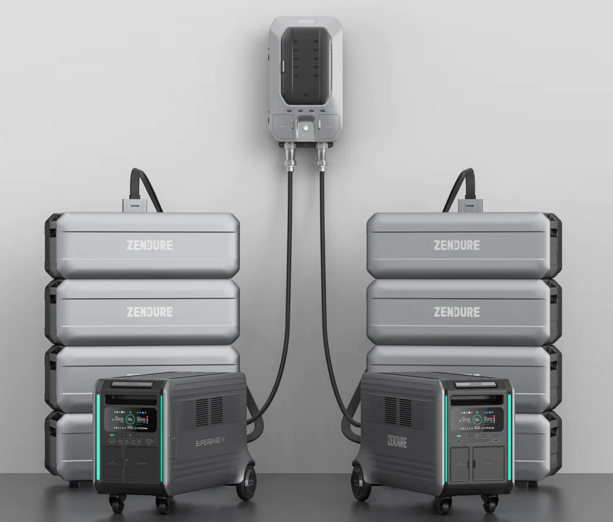 Batería Zendure SuperBase V 6.4KWh | 6438Wh + Placa Solar 400W.