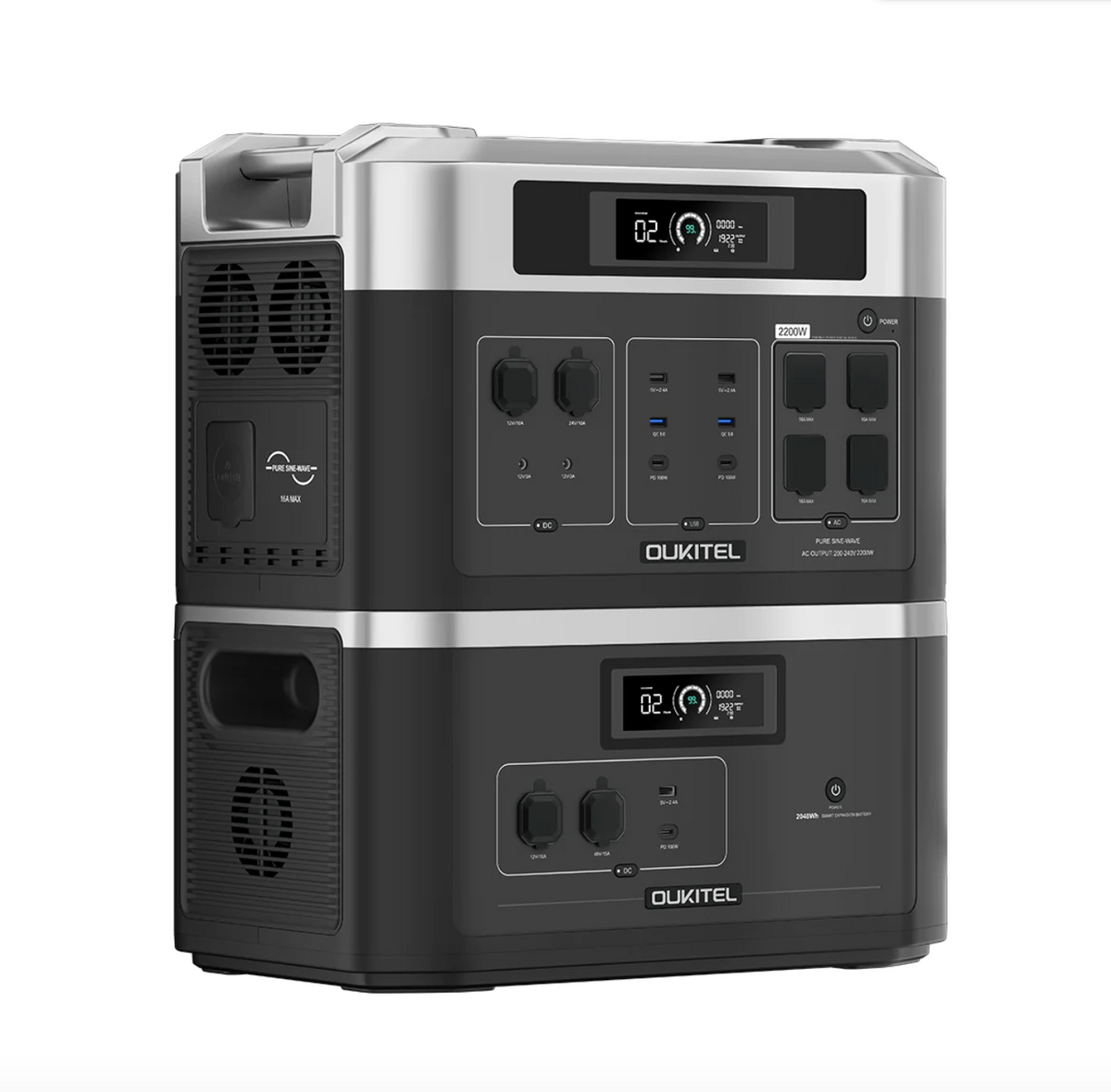 Oukitel BP2000 Solar Generator | 2048Wh/2200W (Perfecto para apartamentos o condominios)