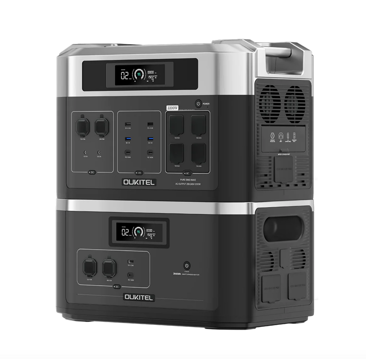 Oukitel BP2000 Solar Generator | 2048Wh/2200W (Perfecto para apartamentos o condominios)