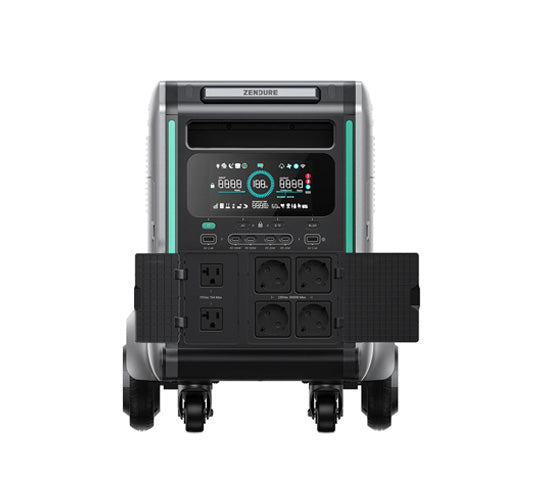 Batería Zendure SuperBase V 6.4KWh | 6438Wh + Placa Solar 400W.