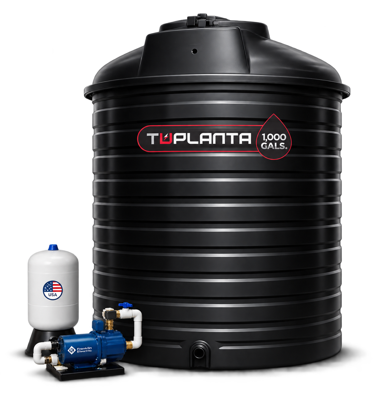 Cisterna G1,000 | Instalada con Home by Tu Planta | 1,000 galones