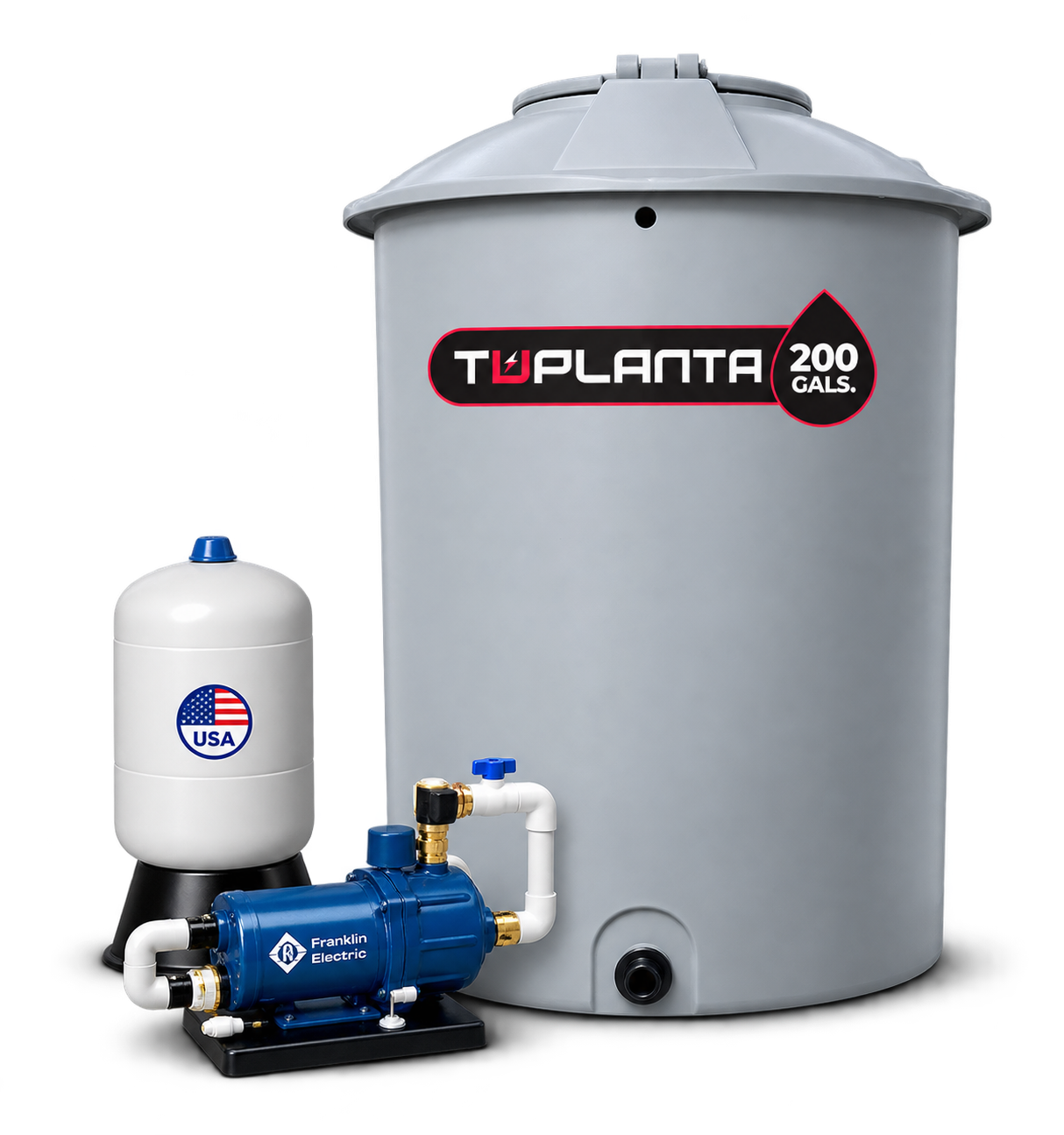 Cisterna Polietileno 4 layer 220 Gal | Instalada con Home by Tu Planta | G-220