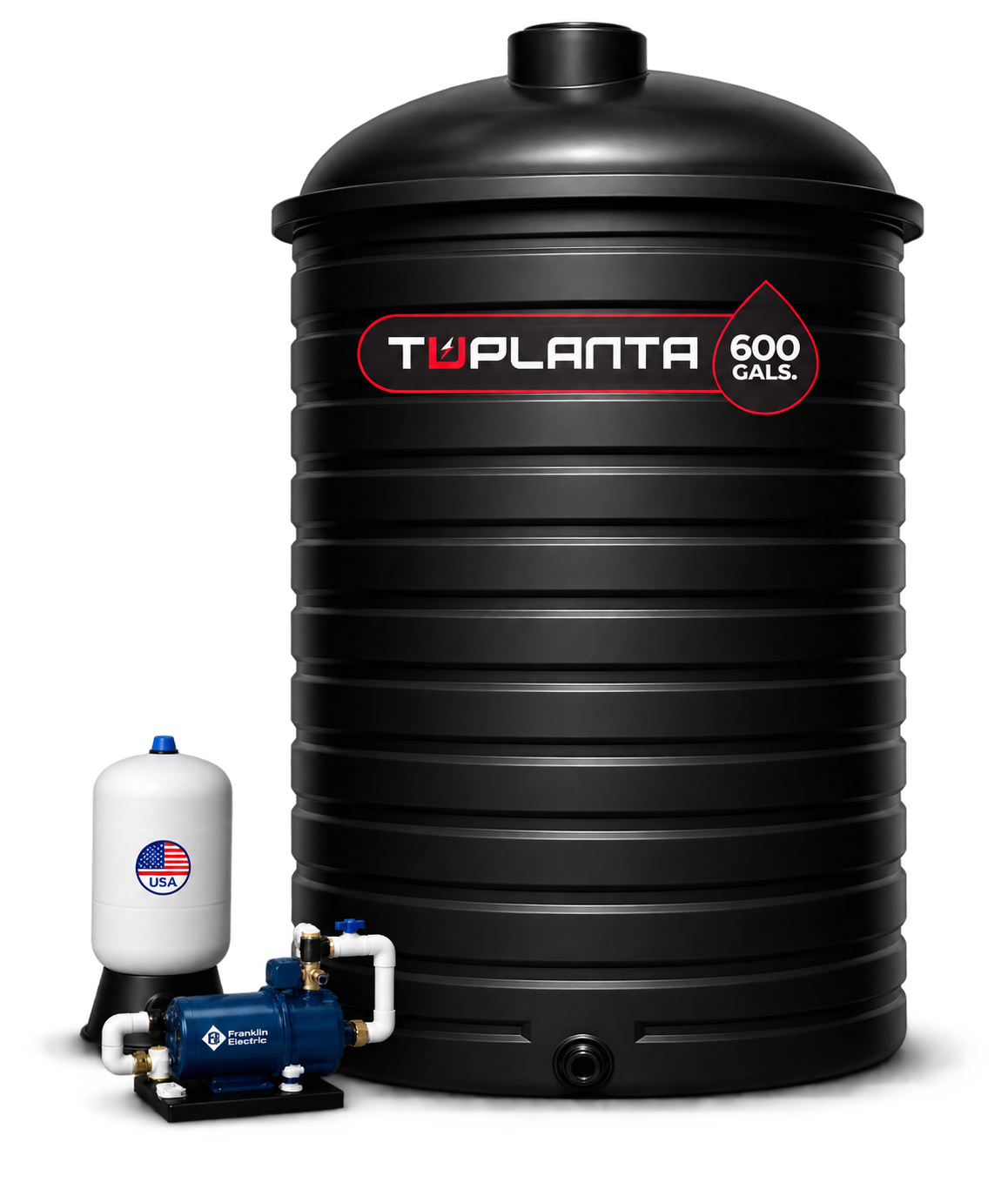 Cisterna G600 | Instalada con Home by Tu Planta | 600 galones