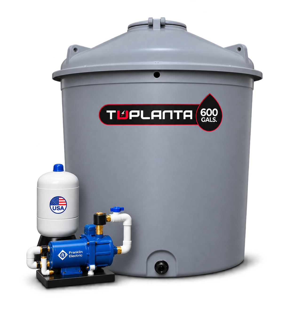 Cisterna G-600 | Instalada con Home by Tu Planta | 600 galones