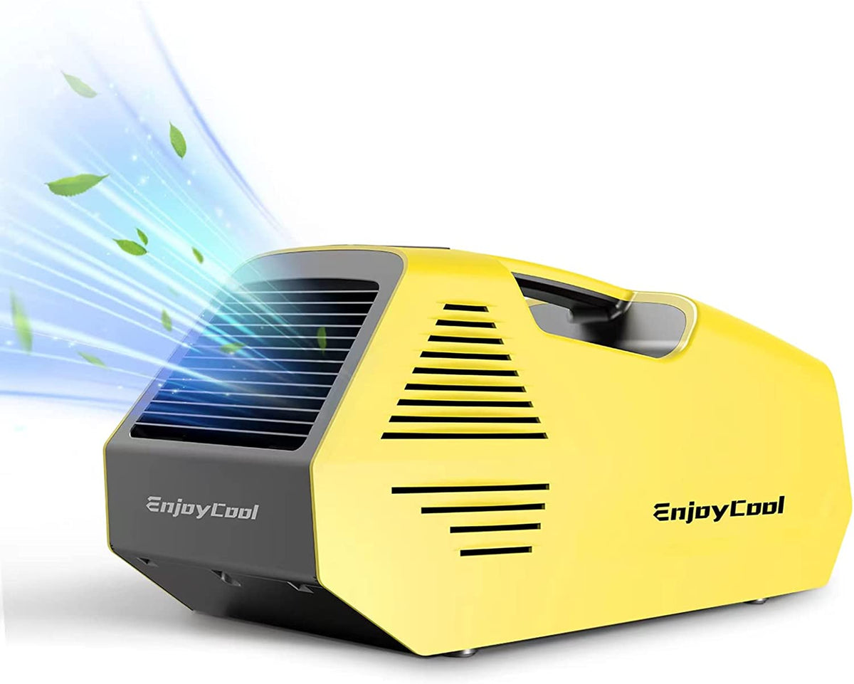 Enjoy Cool Power by Panasonic | Aire acondicionado portátil más ligero del mercado. 24 V, 220 W | No Incluye batería ni placa solar.