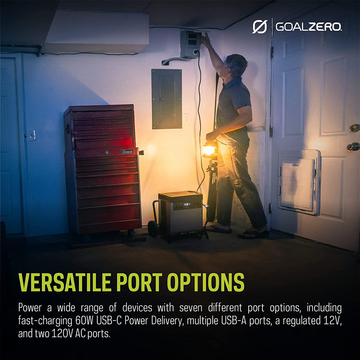 Goal Zero Yeti 6000X | 6071Wh + Placa de 200w.