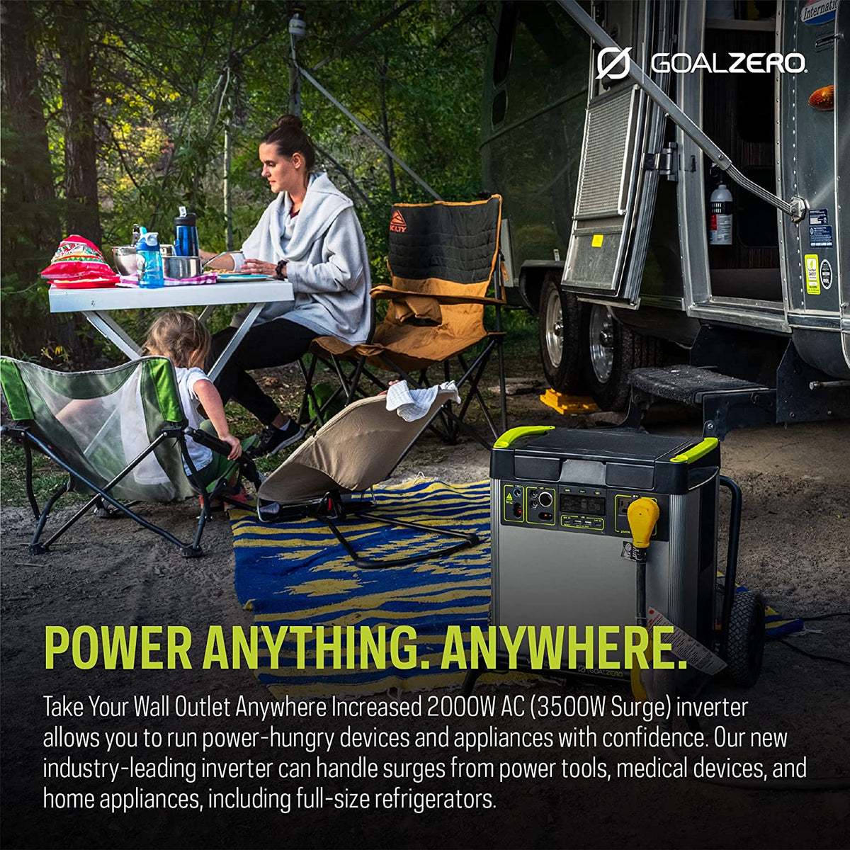 Goal Zero Yeti 6000X | 6071Wh + Placa de 200w.